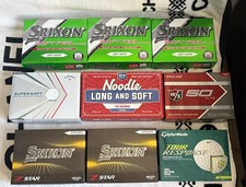 111 NEW Golf Balls: Srixon Z-Star XV, Soft Feel, Callaway, TaylorMade, Wilson