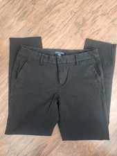 Tommy Hilfiger Black Chino Pants Slacks Work Business Career Preppy Womens SZ 6