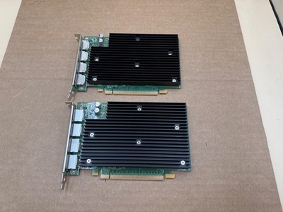 LOT OF 2 PNY NVIDIA Quadro NVS 450 512MB PCIe x16 4x DisplayPort Graphics Card