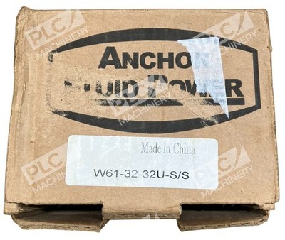 Anchor Fluid Power AFP Stainless Steel S/S Flat Socket Pipe Flange W61-32-32U