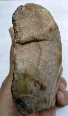 A Basic Prehistoric Paleo-American Agatized Petrified Wood Sculpture Multi Tool.