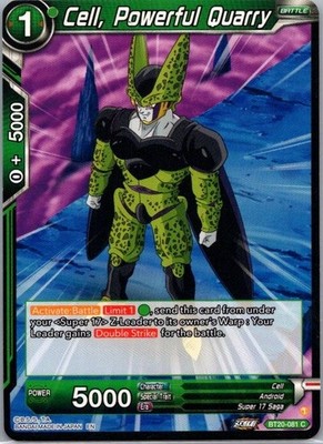 Cell Powerful Quarry BT20-081 Power Absorbed Dragon Ball Super