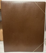 Vintage LARGE MCM Photo Art Album Scrapbook Blank Pages RARE