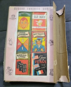 Vintage Russell Card Game Whole set in Original Packaging Complete 1950s/1960s 