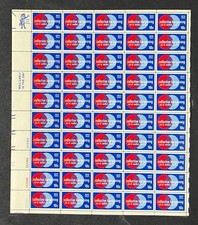 US 1558 Mint Sheet (MNH) Collective Bargaining (PB8) 10-Cent 1975 ZAYIX