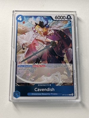 Cavendish OP10-045 (R) Rare Foil Royal Blood One Piece Card Game