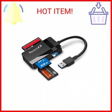 SmartQ C368 USB 3.0 Card Reader - Plug  Play, Compatible with Apple  Windows,