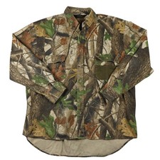 Liberty Camo Long Sleeve Button Up Shirt Men's 2XL Reg Outdoor Hunting Vintage