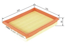 BOSCH Luftfilter 1 457 433 603 für OPEL