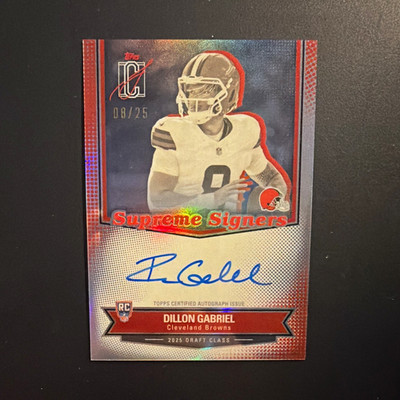 Topps Signature Class 2025 Dillon Gabriel Rookie Auto #08/25 Only One Online