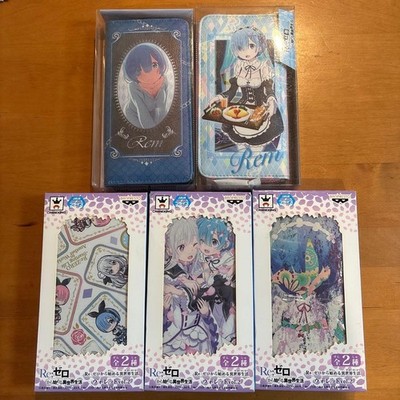 Re:Zero Long Wallet Emilia Rem Ram
