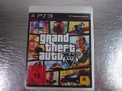 Grand Theft Auto V Sony Playstation 3 OVP CIB PS3 Spiel