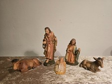 5x Krippenfiguren 17 cm Künstler Krippe Berkalith Weihnachtskrippe OHNE Stall