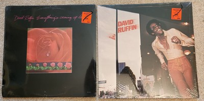 David Ruffin LP Lot of 2 SEALED In My Stride/Everything's Coming Up Love