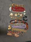 Vintage Costume Jewelry Lot Necklaces Brooches Bracelets Pierced Earrings