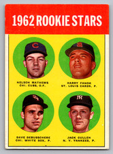1963 TOPPS #54 DAVE DeBUSSCHERE WHITE SOX ROOKIE 1962