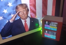 Dual RGB Donald Trump Nerd Miner - Solo Crypto Miner 2 x350+kh/s 2.8" Screens