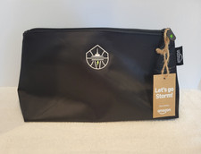 Amazon Seattle Storm Basketball Black Zip Pouch Bag with Green Lining