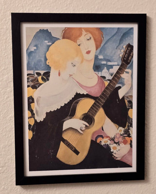 Air De Capri Gerda Wegener Framed Art Deco Print