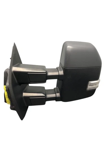 2017-2022 FORD F350 FRONT LEFT POWER FOLD ARM DOOR MIRROR W/ BLIND SPOT *SCUFFS*