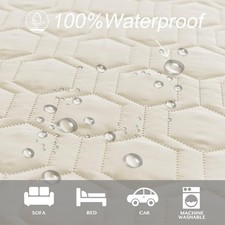 Waterproof and Anti-Slip Dog Bed Cover and Pet Blanket Sofa Pet Bed Mat  car ...
