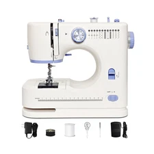 Beginner-Friendly Mini Sewing Machine with 12 Built-in Stitches, Se... Fast Ship