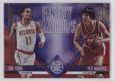 2019-20 Panini Illusions Fantasy Matchups Pete Maravich Trae Young #2 HOF 1o3y