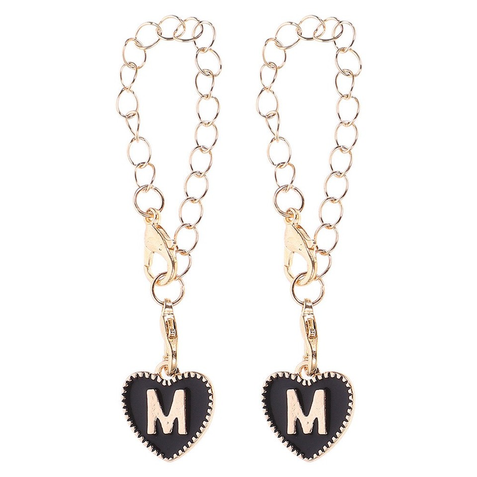 2Pcs Reusable Aluminum Letter Charms Chain Lightweight Decorative ...