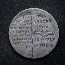 1915 Movie Token The Broken Coin Michael III (cn15718)