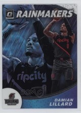 2019-20 Panini Donruss Optic Rainmakers Damian Lillard #11 8em