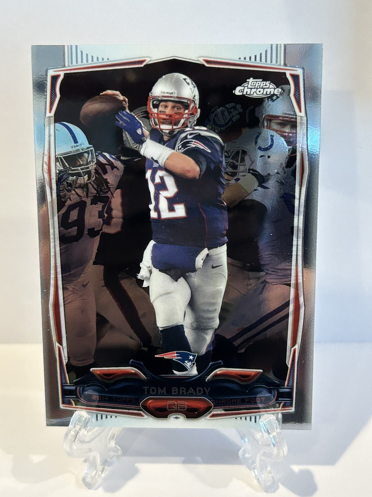 2014 Topps Chrome Tom Brady #62 New England Patriots
