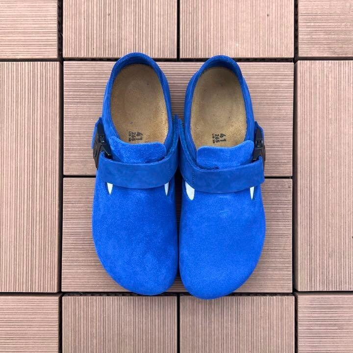 BIRKENSTOCK LONDON Tech Flat Shoes Clogs Ultra Blue Size 41 JP 
