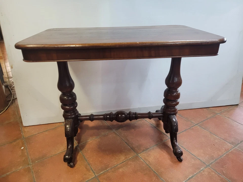 Ancienne Table De Bistrot En Acajou (livraison sur devis) - Photo 2/4