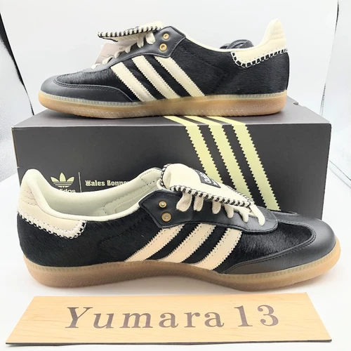 Wales Bonner × adidas Samba Pony Tonal Low Core Black IE0580 Men's