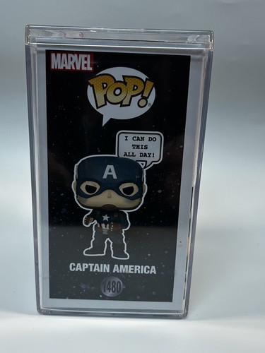 Funko Pop! Marvel Captain America (I Can Do This All Day) (2025 WonderCon) #1480 - Picture 2 of 6