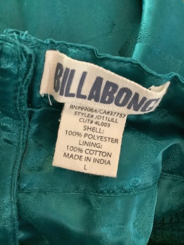 Vestido de verano grande Y2K Billabong verde sin mangas mini fiesta festival - Imagen 8 de 8