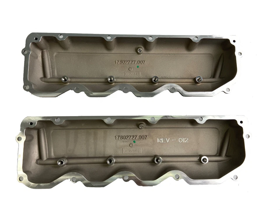 GM Racing Bowtie Chevrolet Aluminum Valve Covers for Chevy R07 NASCAR Pair - Image 4 of 4