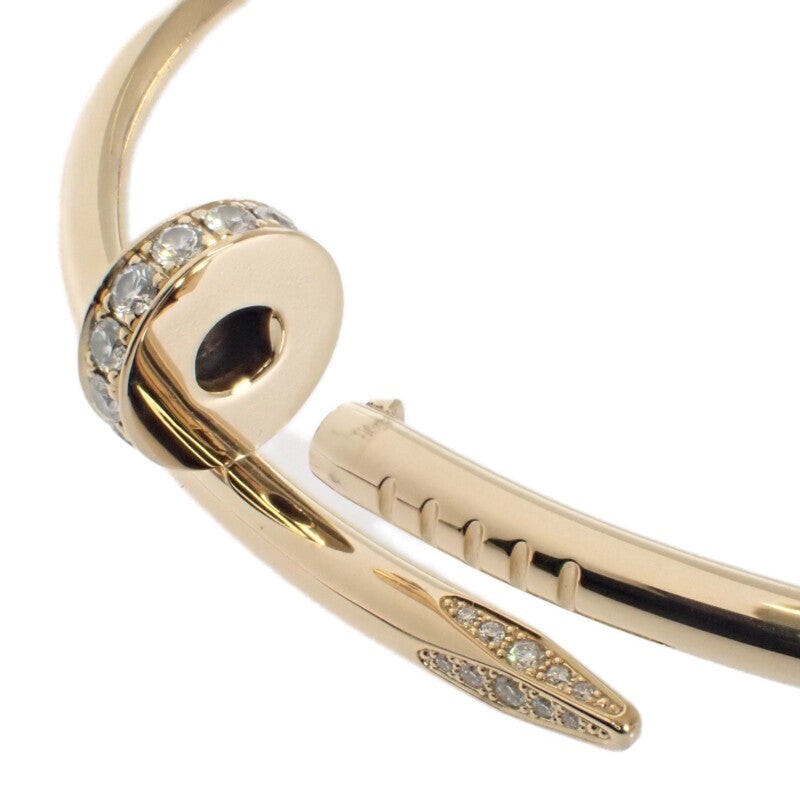 CARTIER Juste Un Clou Bracelet K18 Yellow Gold Diamond Ladies TGIS