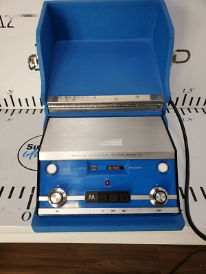 Audiometer Hearing Tester Maico Instruments MA-19 w/ Headphones Portable Lab #3
