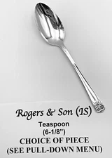 April Silverplate ROGERS & SON ***CHOICE 1 PIECE*** International Silver