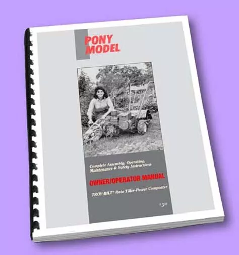 Troy bilt pony owners manual deals