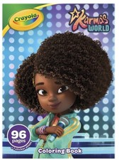 Pack de 4 libros para colorear Karma's World, 96 páginas, hoja de pegatinas incluida, NUEVO
