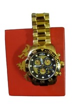 Invicta Mens Watch Scuba Diver Pro 18 Kt plated