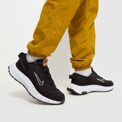 nike black crater remixa trainers