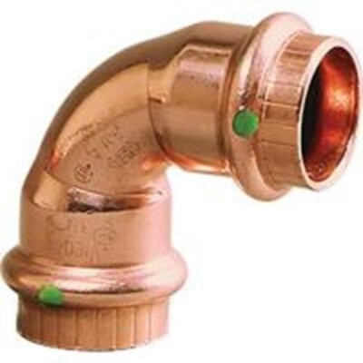 VIEGA PROPRESS ZERO LEAD FITTINGS - 77037 COPPER ELBOW (SR) 90º  1-1/2'' PxP