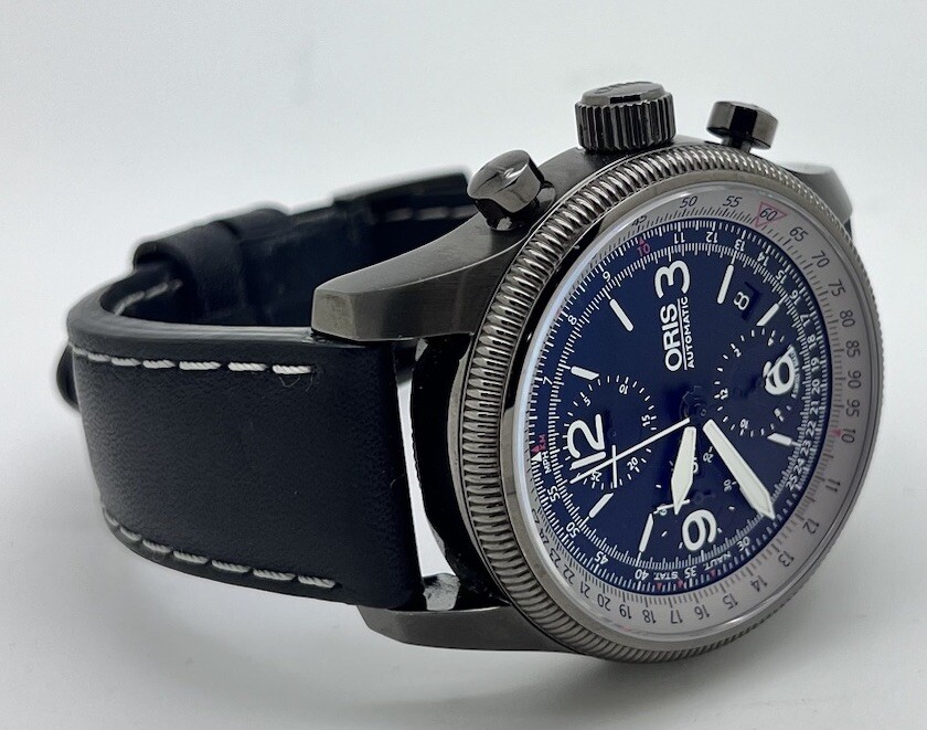 Oris Big Crown X1 Calculator Chronograph Auto 46mm 7648 42 – Black