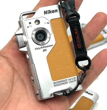 Nikon KeyMission 80 Mini Action Camera Waterproof 12MP Wearable WiFi Pocket Cam