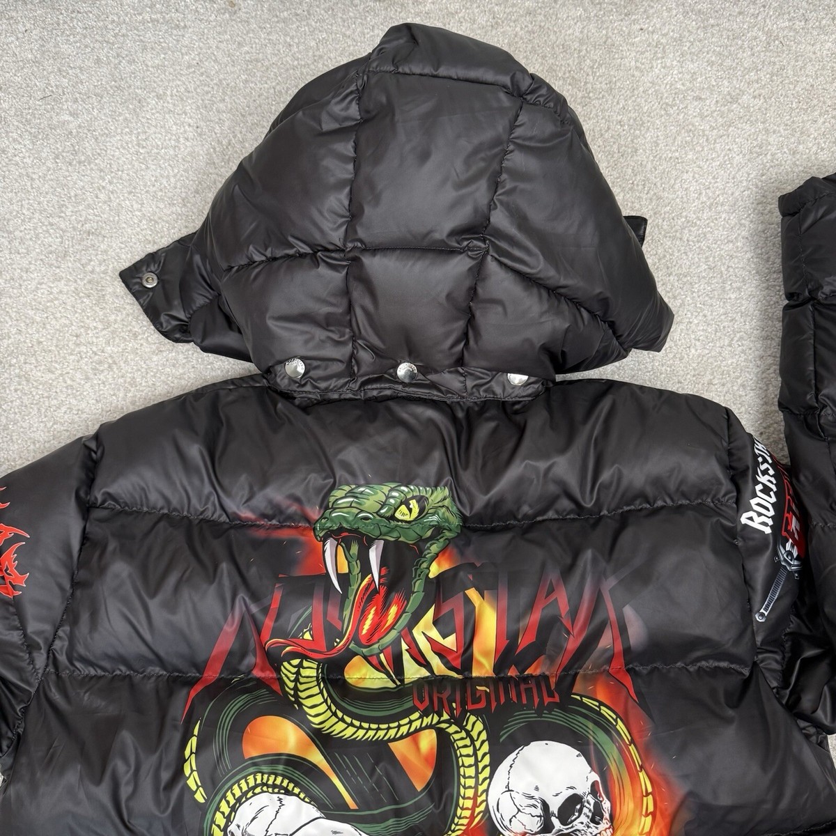 Rockstar Original MENS OUTERWEAR Black Nash Graphic Print