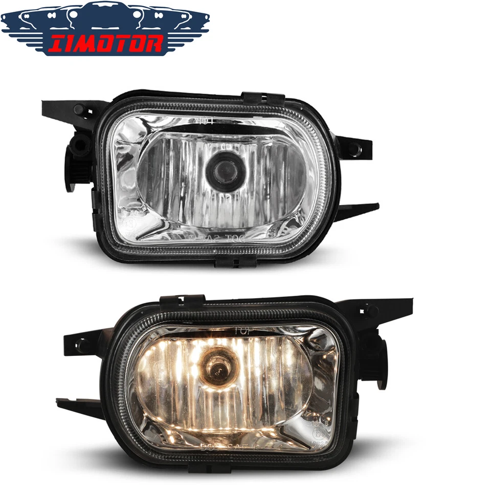 Fog Lights for 2002-2007 Mercedes Benz C230 Black Lights Projectors Driving Lamp - Image 2 of 4