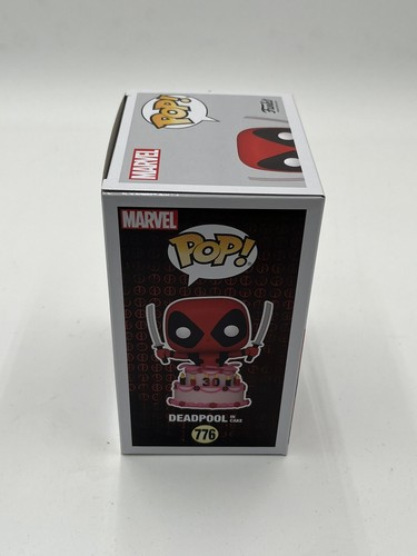 Deadpool In Cake Funko Pop! Vinilo coleccionable Marvel #776 30 aniversario años - Imagen 4 de 6